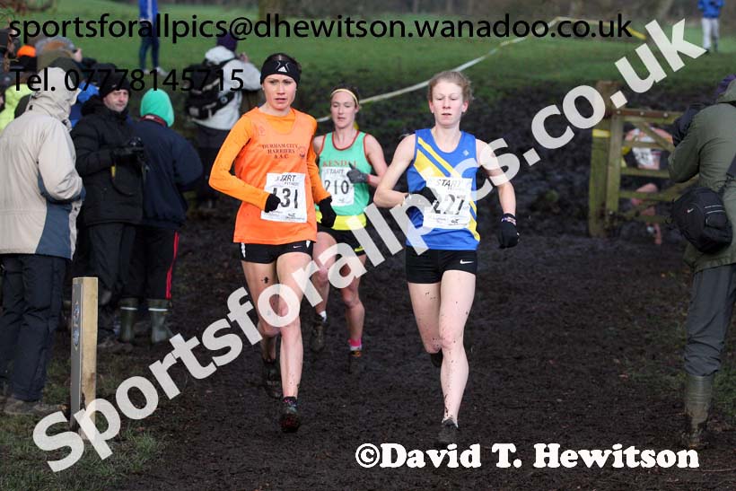 Senior womens Northern Cross Country Champs., Witton Park, Blackburn. Photo: David T. Hewitson/Sports for All Pics